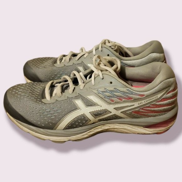 ASICS GEL-Cumulus 21 Athletic Running Shoe Women’s Size 10 Sneakers Gray Pink - Picture 4 of 11